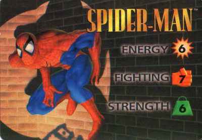 Spider-man 3-Grid Character Card